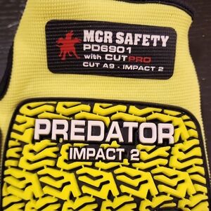MCR Safety Predator Impact Gloves. XL NWOT